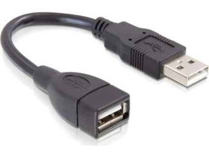 Delock USB 2.0 kabel, prodlužující A-A samec / samice 13 cm