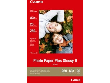 canon pp 201 a3 photo paper plus glossy ii 20sheets 260g m2 ien87930