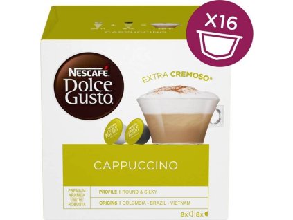NESCAFÉ® Dolce Gusto® Cappuccino kávové kapsle, 16 ks