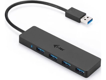 i tec usb 3 0 slim hub 4 port passive black ien237505