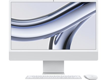 Apple iMac 24" M3 CZ Stříbrný (MQRJ3CZ/A)