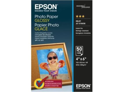 epson photo paper glossy 10x15cm 50 listu ien233599