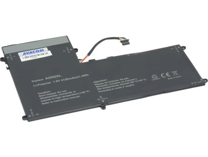 avacom baterie pro hp elitepad 1000 g2 li pol 7 6v 4150mah 32wh ien512344