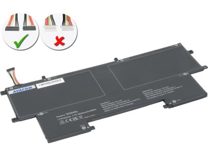 avacom baterie pro hp elitebook folio g1 li pol 7 7v 4935mah 38wh cerny konektor ien512356