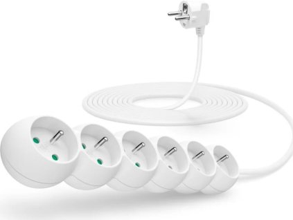 connect it prodluzovaci kabel 230 v 6 zasuvek 5m bez vypinace bily ien336008
