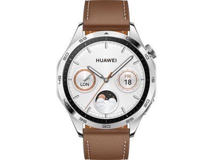 Huawei Watch GT4 46 mm hnědá kůže