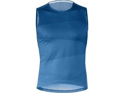 Mavic Hot Ride+ SL Graphic Tee, vel. XXL, pánské funkční tričko bez rukávů, classic blue