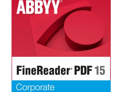 ABBYY FineReader PDF 15 Corporate, Single User License (ESD), GOV / NPO, Perpetual