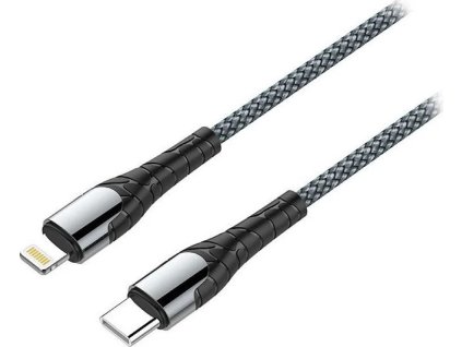 colorway usb c na lightning kabel 1m sedy ien402495