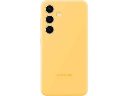 Samsung silikonový zadní kryt pro Samsung Galaxy S24 žlutý