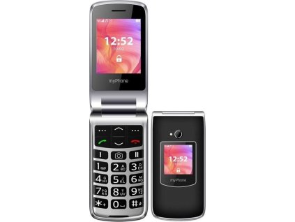 Telefon myPhone Rumba 2 černý s nabíjecím stojánkem