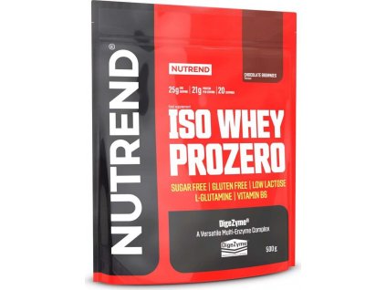 Nutrend ISO WHEY PROZERO 500 g, čokoládové brownies