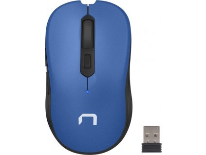Natec bezdrátová optická myš Robin 1600 DPI, modrá