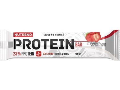 Nutrend protein bar 55g, jahoda