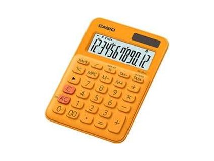Casio MS 20 UC RG Stolní kalkulačka, oranžová