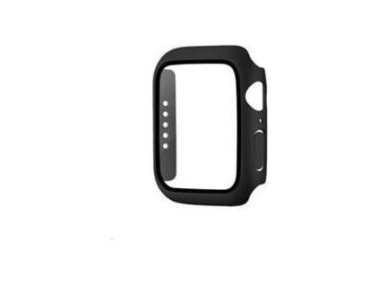 COTEetCI polykarbonátové pouzdro s ochranou displeje pro Apple Watch 45 mm černá