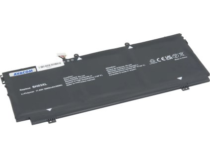 avacom pro hp spectre x360 13 w series li pol 11 55v 5000mah 58wh ien478910