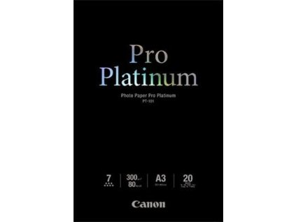 Canon PT-101 A3 Photo Paper Pro Platinum 20sheets 300g/m2