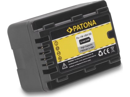 Patona PT1102 - Panasonic VBK180 1790mAh Li-Ion