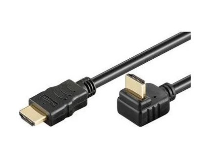 premiumcord hdmi high speed ethernet kabel zlaceny zahnuty konektor 270 5m ien317527