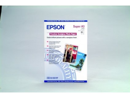 Epson Premium Semigloss Photo Paper, DIN A3+, 250g/m2, 20 list