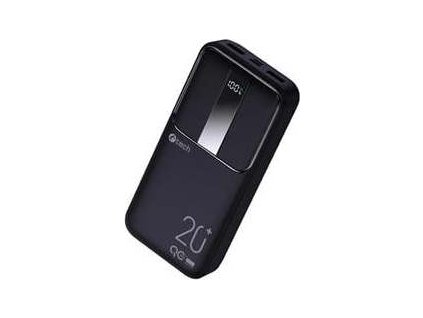 C-tech PBPD-20 20000mAh, Li-Pol, 22,5W, USB-C/USB-A/micro USB