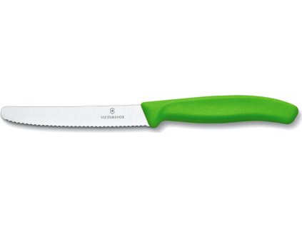 Victorinox Nůž na zeleninu vlnka, zelená