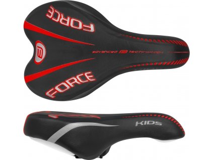 FORCE sedlo KIDS 16-20" dětské, černo-červené