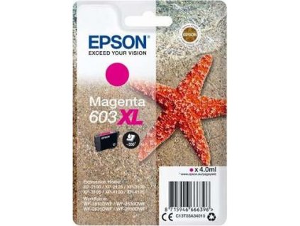 Epson 603XL Magenta, purpurová - originální