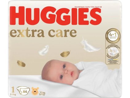 HUGGIES® Extra Care vel. 1 plenky 84ks