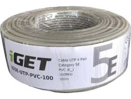 iGET CAT5E UTP PVC Eca 100m/role (84005011)