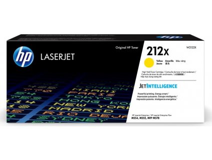 HP 212X LaserJet žlutá tonerová kazeta, W2122X