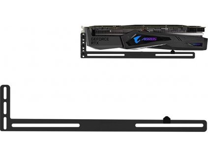 1stCOOL GPU Holder Aluminium Black, držák VGA hliníkový černý