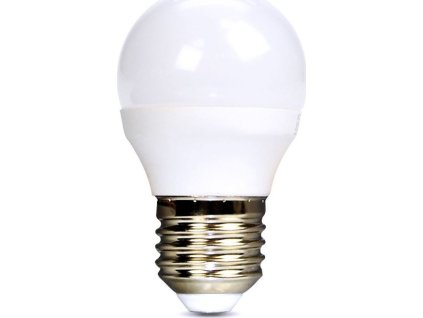 Solight LED žárovka, miniglobe, 6W, E27, 4000K, 510lm