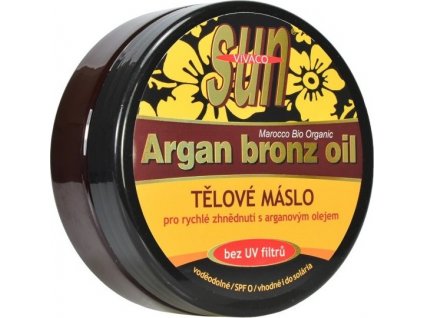 Sun Vital opalovací máslo s BIO arganovým olejem SPF 0