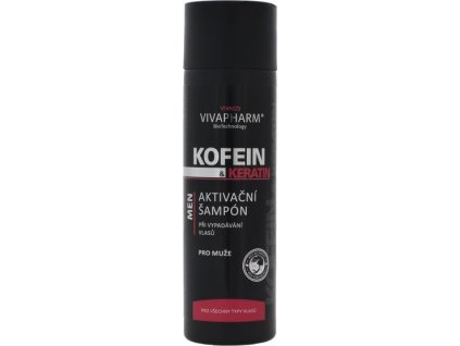 Vivapharm Kofein a Keratin Aktivační šampon pro muže 200ml