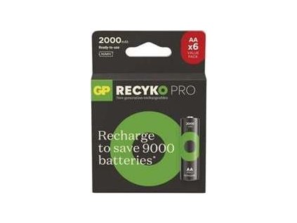 nabijeci baterie gp recyko pro professional aa hr6 ig518085