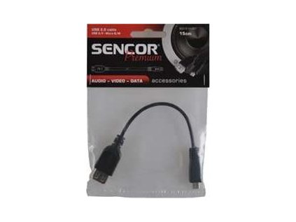 Sencor SCO 513-001 USB A zásuvka/F - USB Micro B konektor/M