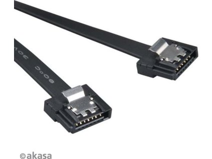 AKASA Super slim SATA kabel - 50 cm - 2 ks