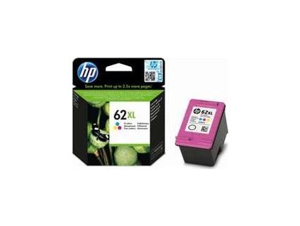 HP 62XL tříbarevná inkoustová náplň (C2P07AE)