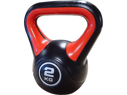 ACRA Činka kettlebell s cementovou náplní - 2 kg