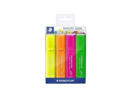 STAEDTLER Zvýrazňovač "Textsurfer classic 364", 4 barvy, 1-5mm