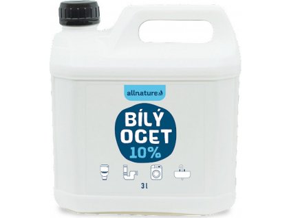 Allnature Bílý ocet 10% 3 l