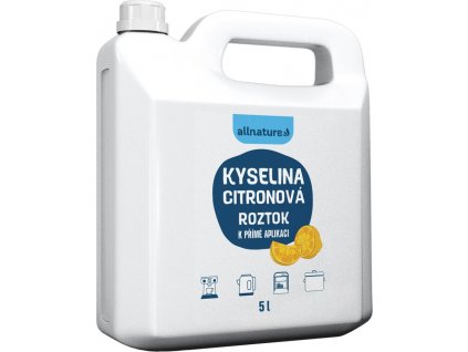 Allnature Kyselina citronová roztok 5 l