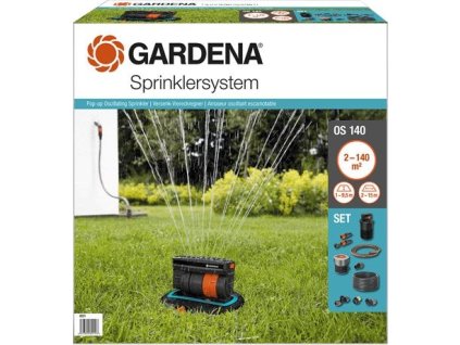 Gardena 8221-20 výsuvný čtyřplošný zadešťovač OS 140 - sada