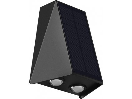 IMMAX WALL-4 venkovní solární nástěnné LED osvětlení se světelným čidlem, 2W