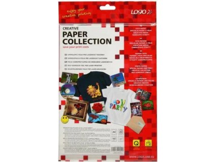 logo samolepici papir leskly bily a4 155 g m2 2400dpi 20 listu pro laserove tiskarny ien519147