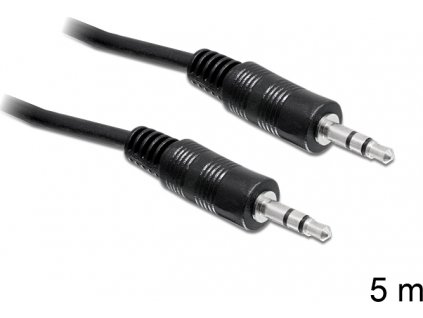 Delock Audio kabel 3,5mm jack samec/samec, 5m (84438)