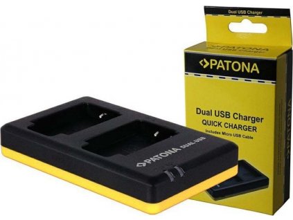 Patona Dual Quick nabíječka akumulátoru pro NIKON EN-EL20 USB