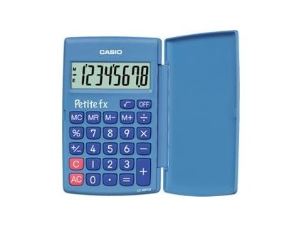 Casio LC 401 LV/BU Kapesní kalkulačka, modrá